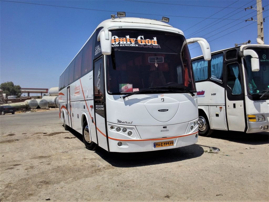 قیمت اتوبوس دربستی در آمل به اصفهان