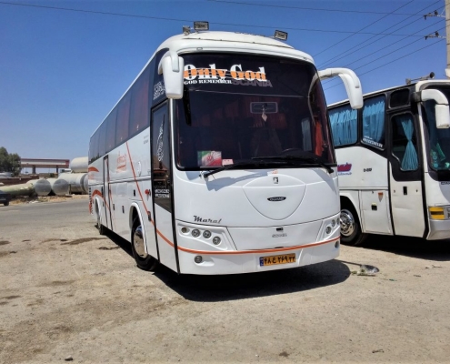 قیمت اتوبوس دربستی بابل به مشهد